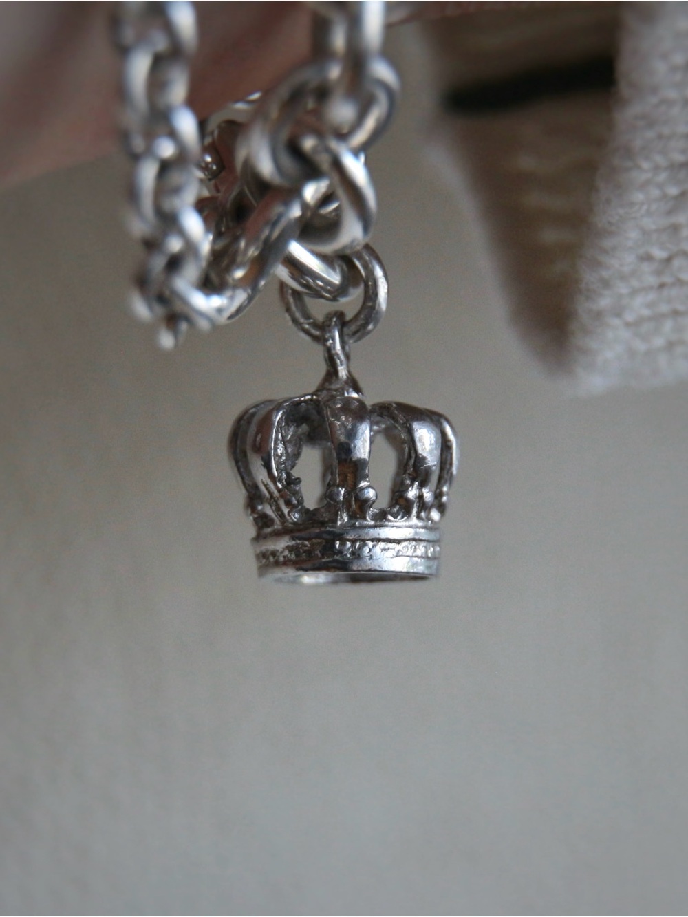 1950-70's Sterling Silver Royal Crown Charm